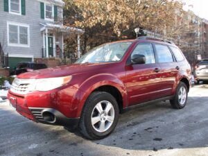(A708) 2012 SUBARU FORESTER 2.5X (RED)