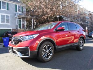 (A760) 2022 HONDA CR-V EX-L (RED) ONE OWNER / CLEAN CARFAX REPORT!!